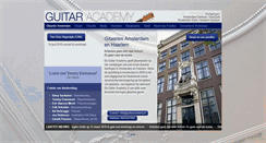Desktop Screenshot of guitaracademy.nl
